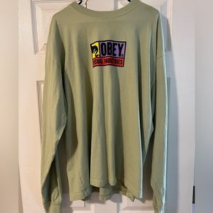 CL Green obey long sleeve